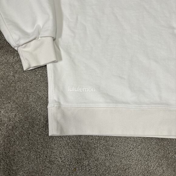 Lululemon Crewneck Sweatshirt White Sz 6 Womens - Picture 6 of 6